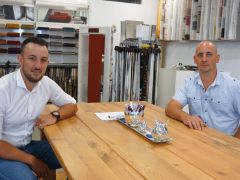 Duett im Estrich. Fussbodendesign made im Black Forest. 